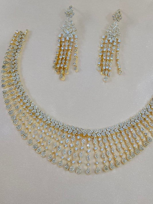 Tanishq Nano AD Premium Necklace For Reception
