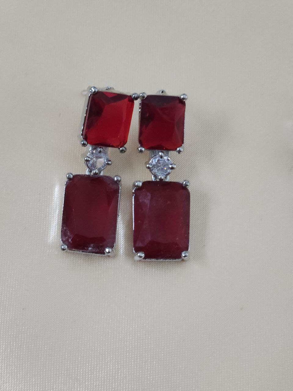 Designer Red AD Necklace