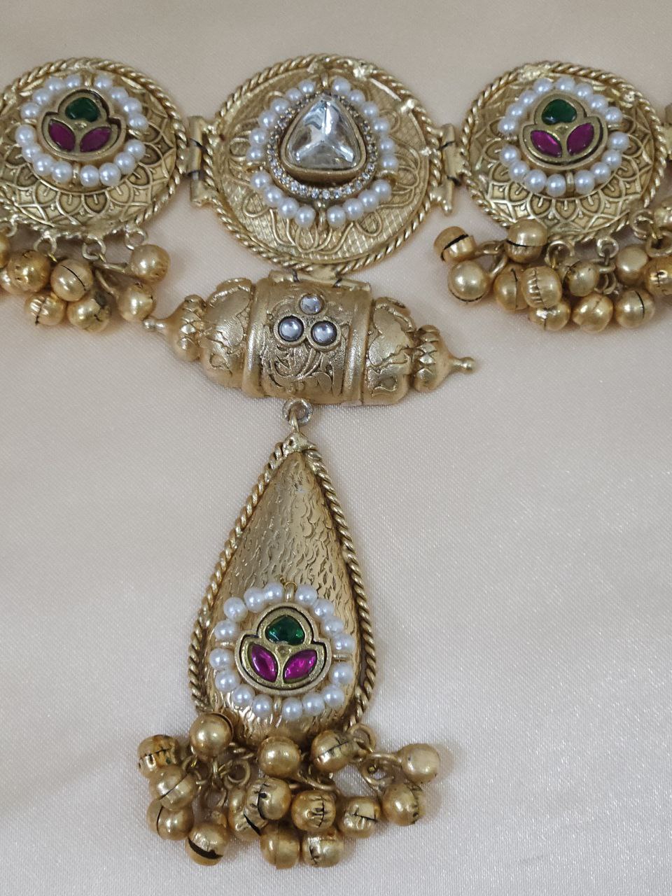 Real Pachi Kundan Celebrity Choker