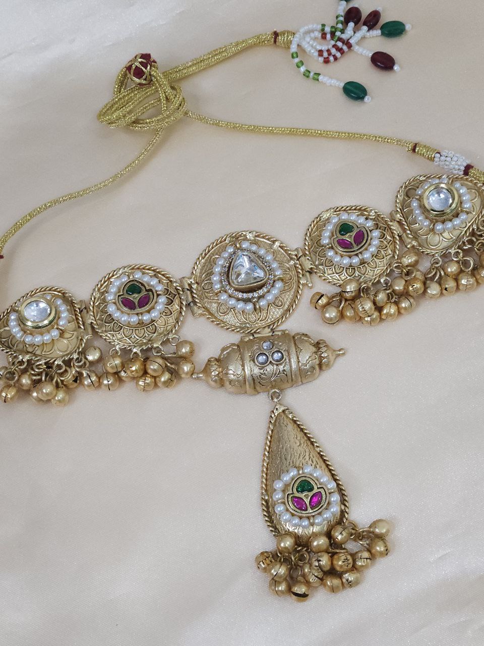 Real Pachi Kundan Celebrity Choker