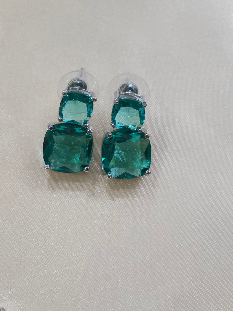 Rama  Green Big Stone AD Necklace [Premium]