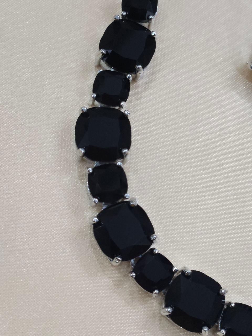 Purple Big Stone AD Necklace [Premium]