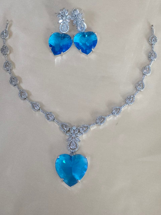 Titanic Heart-Shape AD Necklace [Premium]