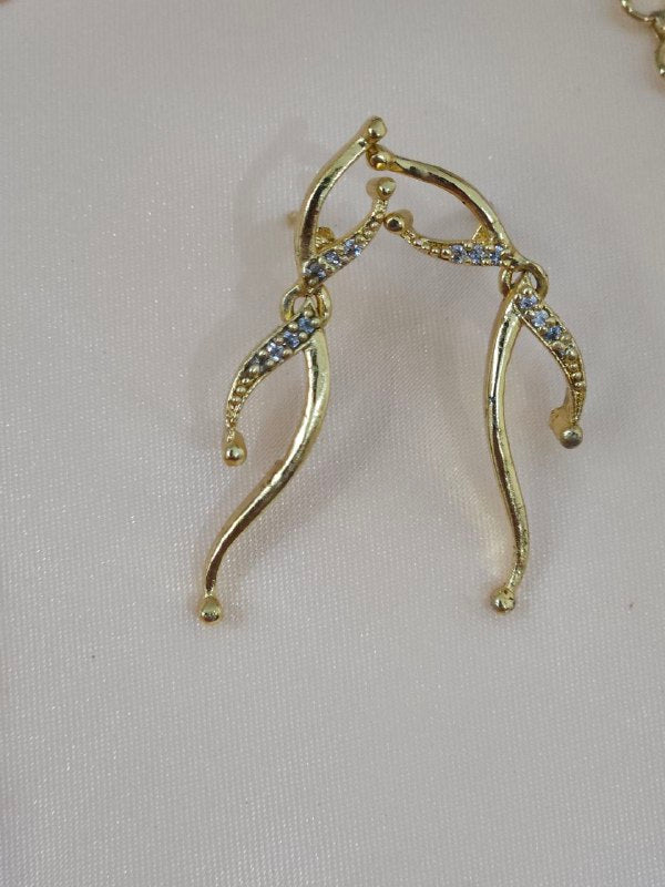 Designer Western AD Gold Necklace