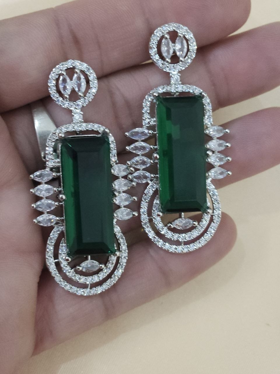 Premium Big Green AD Choker Necklace