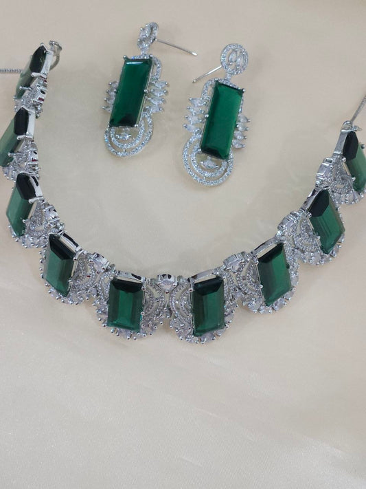 Premium Big Green AD Choker Necklace