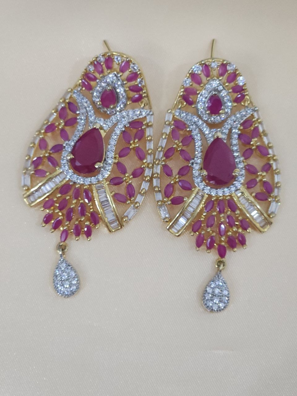Ganga-Jamuna Dual Gold Necklace [Premium]
