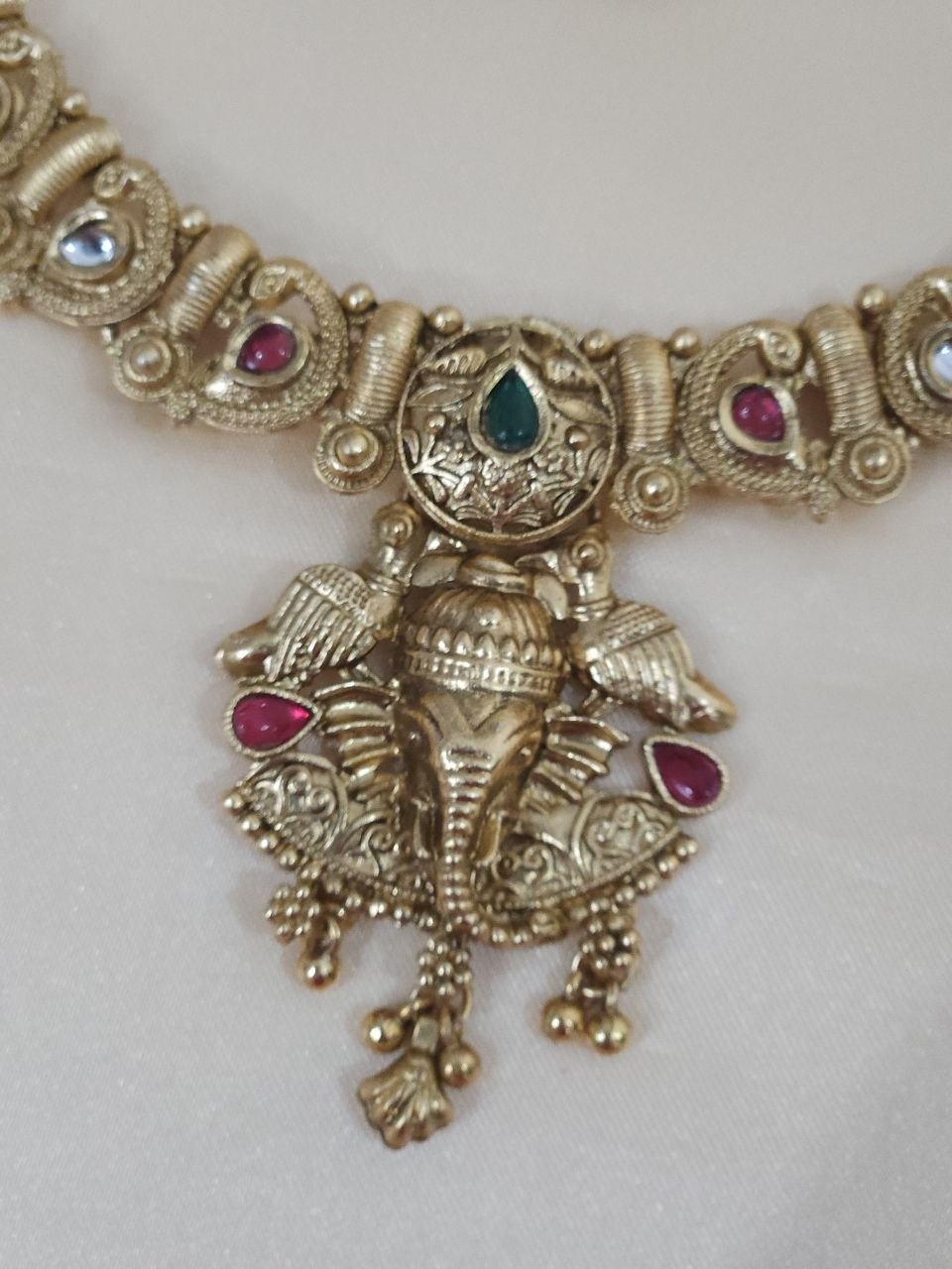 Vianayak Gold Temple Necklace