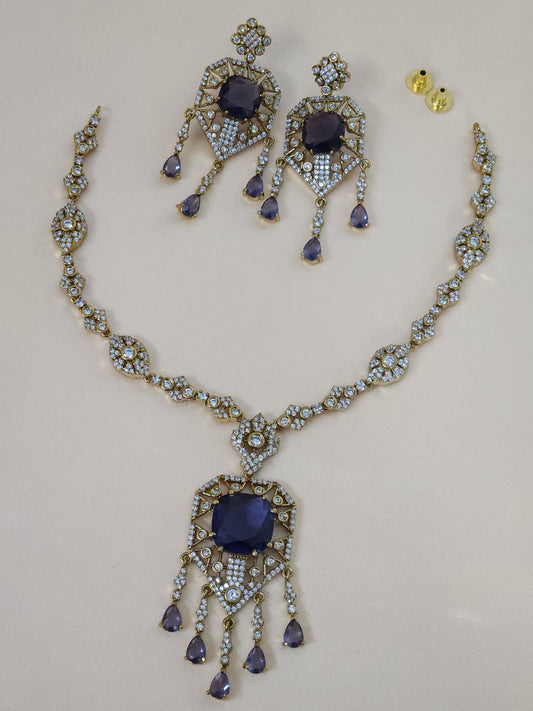 Nano AD Purple Necklace