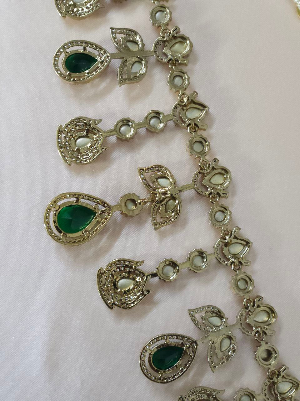 Semi-Bridal Moissanite AD Necklace