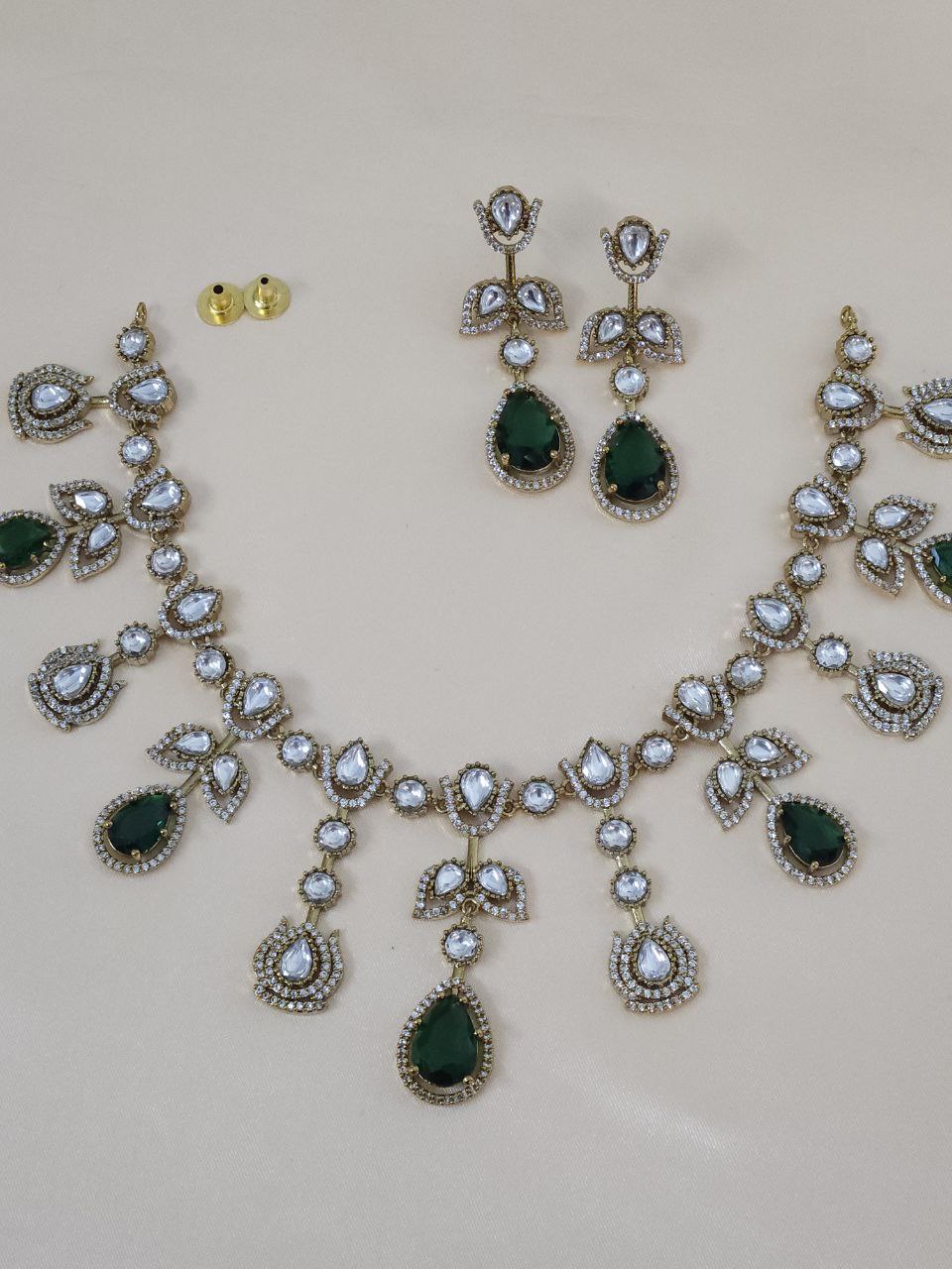 Semi-Bridal Moissanite AD Necklace