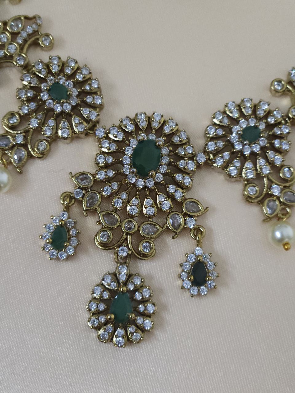 Designer AD Pearl Necklace