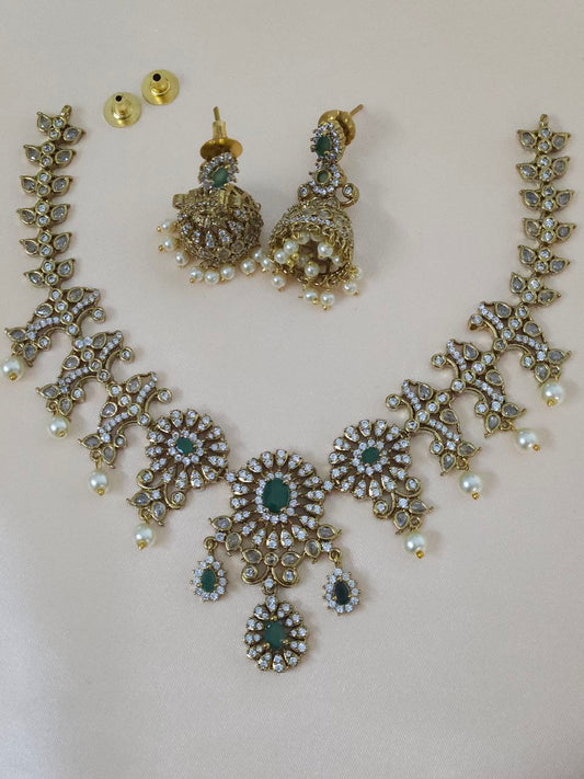 Designer AD Pearl Necklace