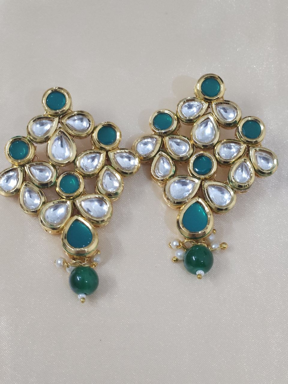 Premium Green Kundan Bridal Necklace