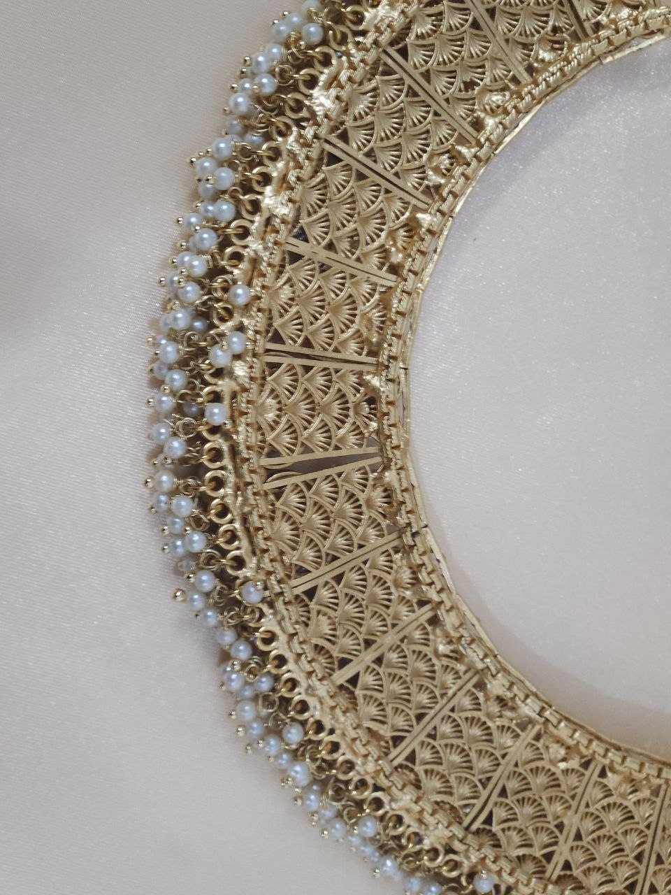 Premium Laxmi Gold Bridal Temple Necklace