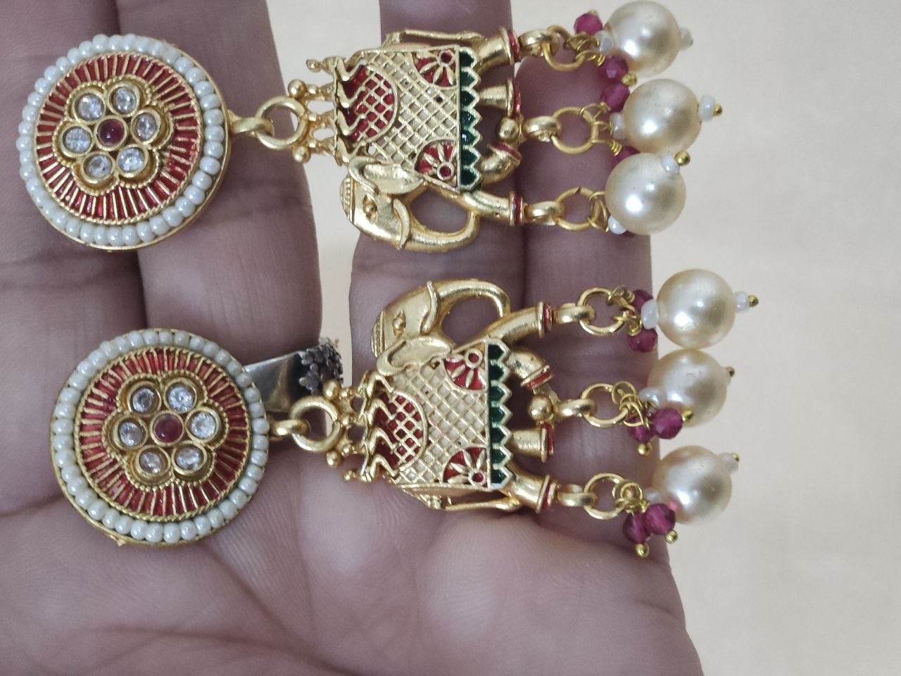 Gold Gajanand Bridal Choker Necklace [Premium]