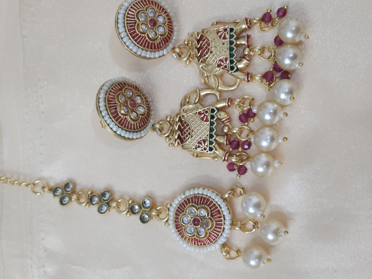 Gold Gajanand Bridal Choker Necklace [Premium]