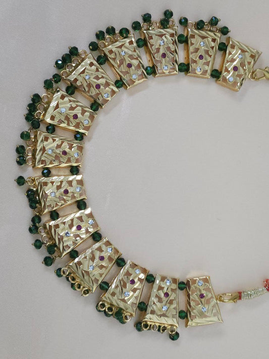 Heritage Jadau Gold Necklace