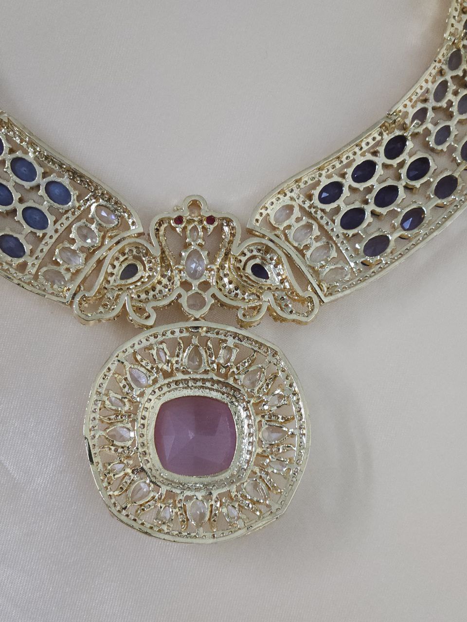 Celebrity-Inspired Peacock AD Necklace