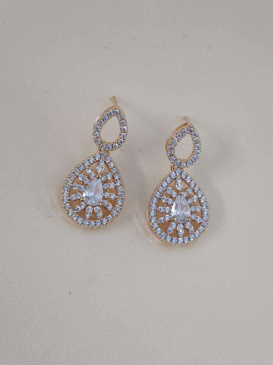 Tanishq 2-Layer Rose Gold AD Necklace