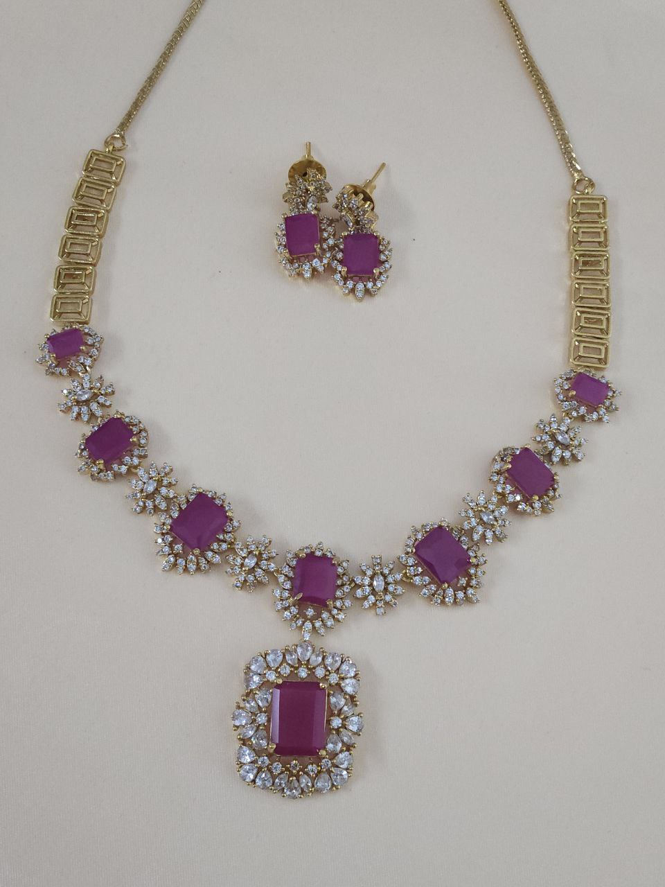 High-Quality Statement Ruby AD Necklace
