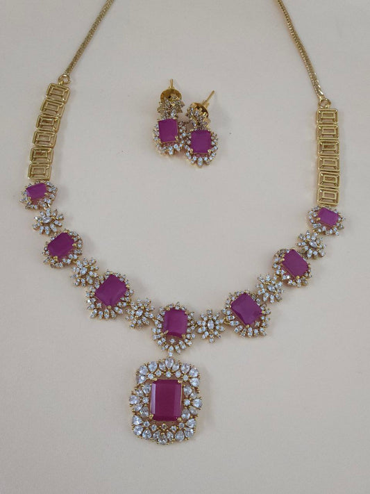 High-Quality Statement Ruby AD Necklace