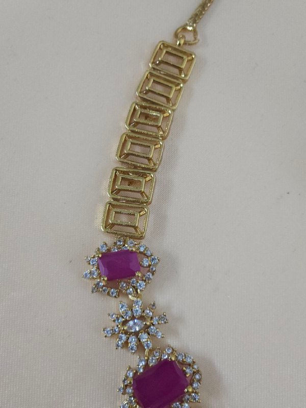 High-Quality Statement Ruby AD Necklace