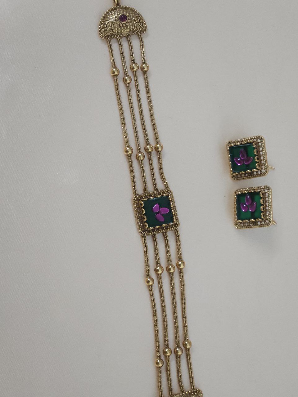 Premium Multi-Layers Temple Gold Choker