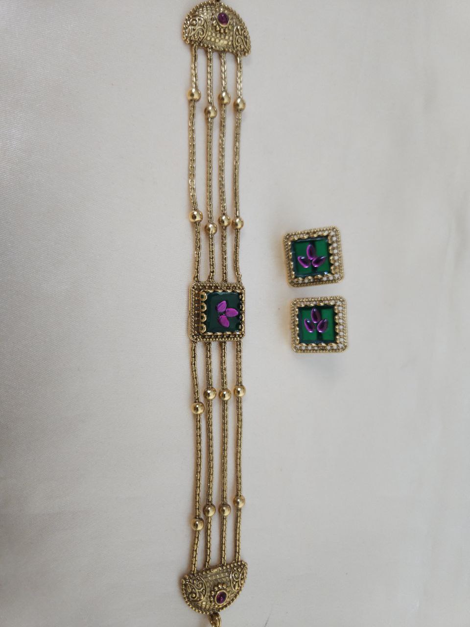 Premium Multi-Layers Temple Gold Choker