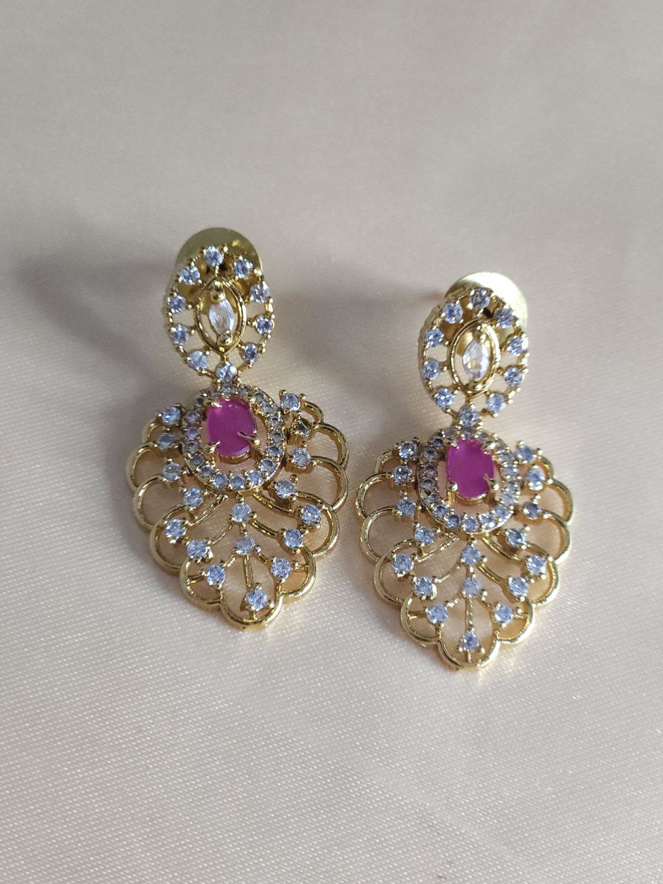 Premium Ruby AD Necklace