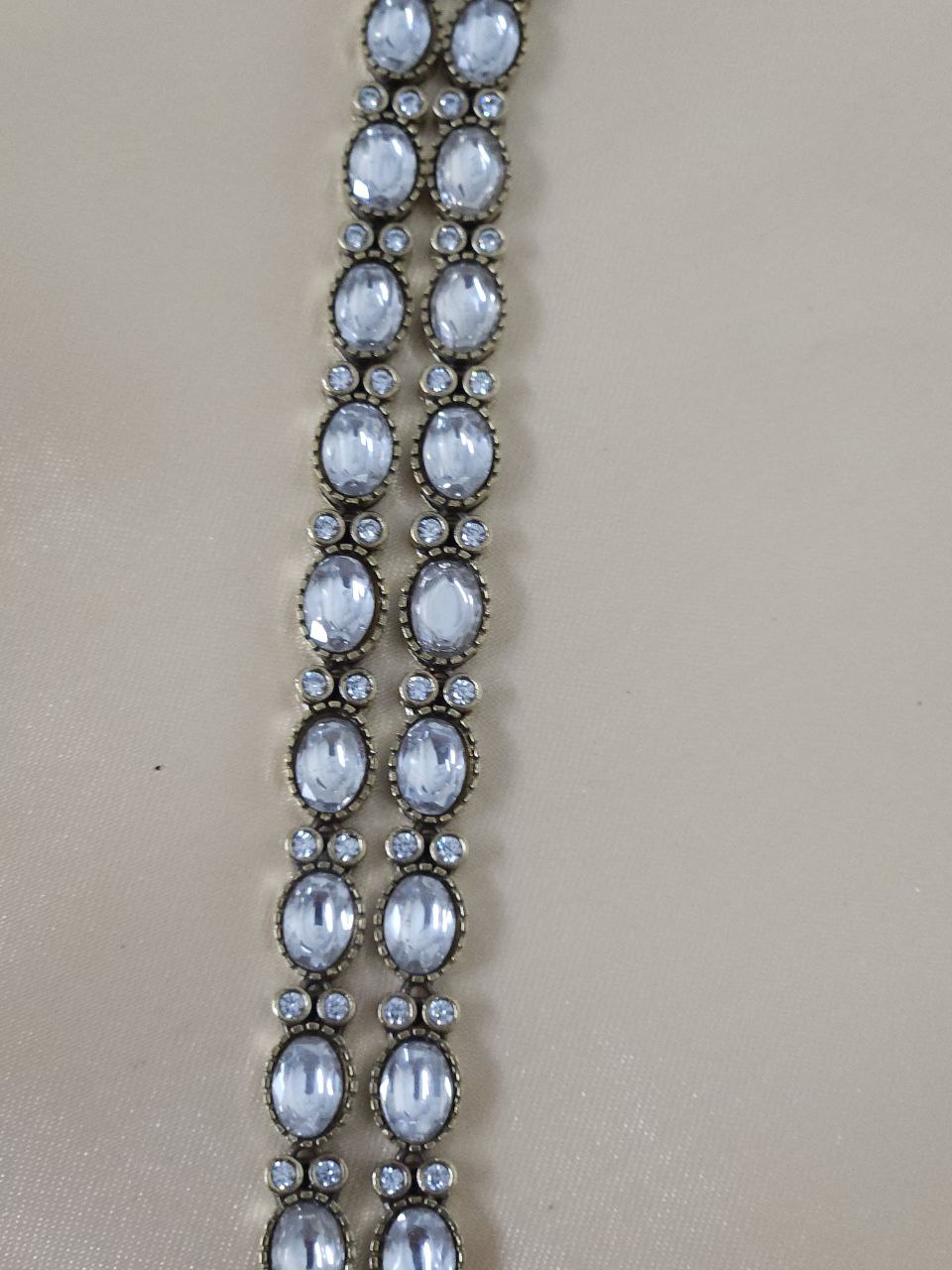 Premium Celebrity-Inspired Polki AD Necklace