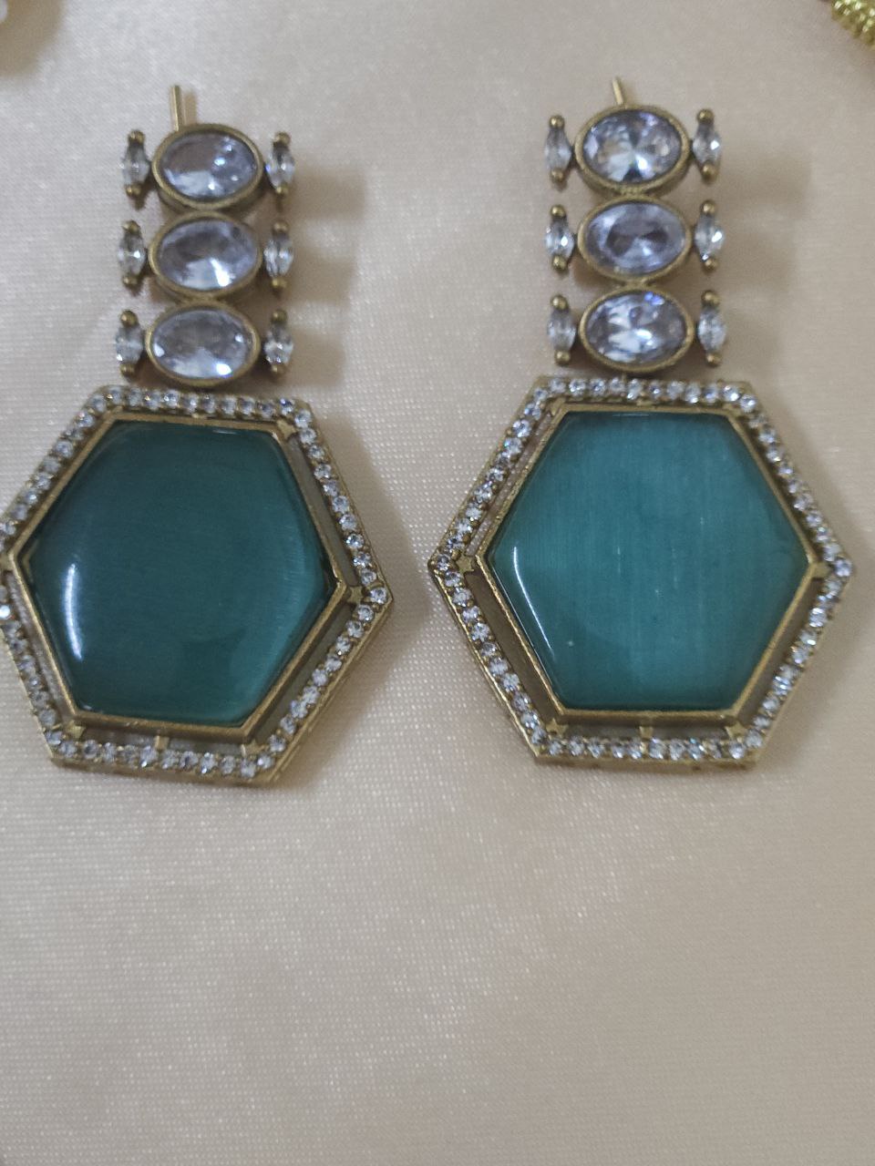 Premium Moissanite-Look AD Necklace
