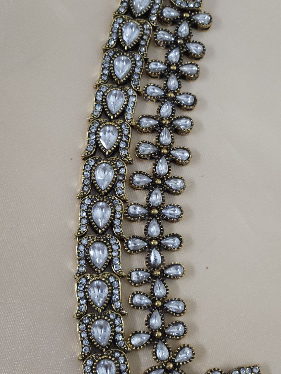 Semi-Bridal 2-Layer Wine Pink Rani Haar Necklace