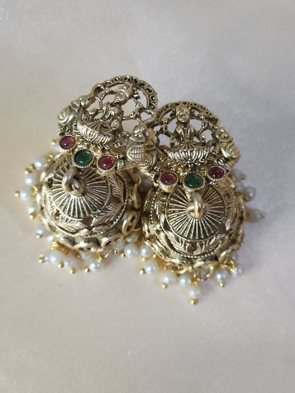 Premium 3D Laxmi Long Temple Haram