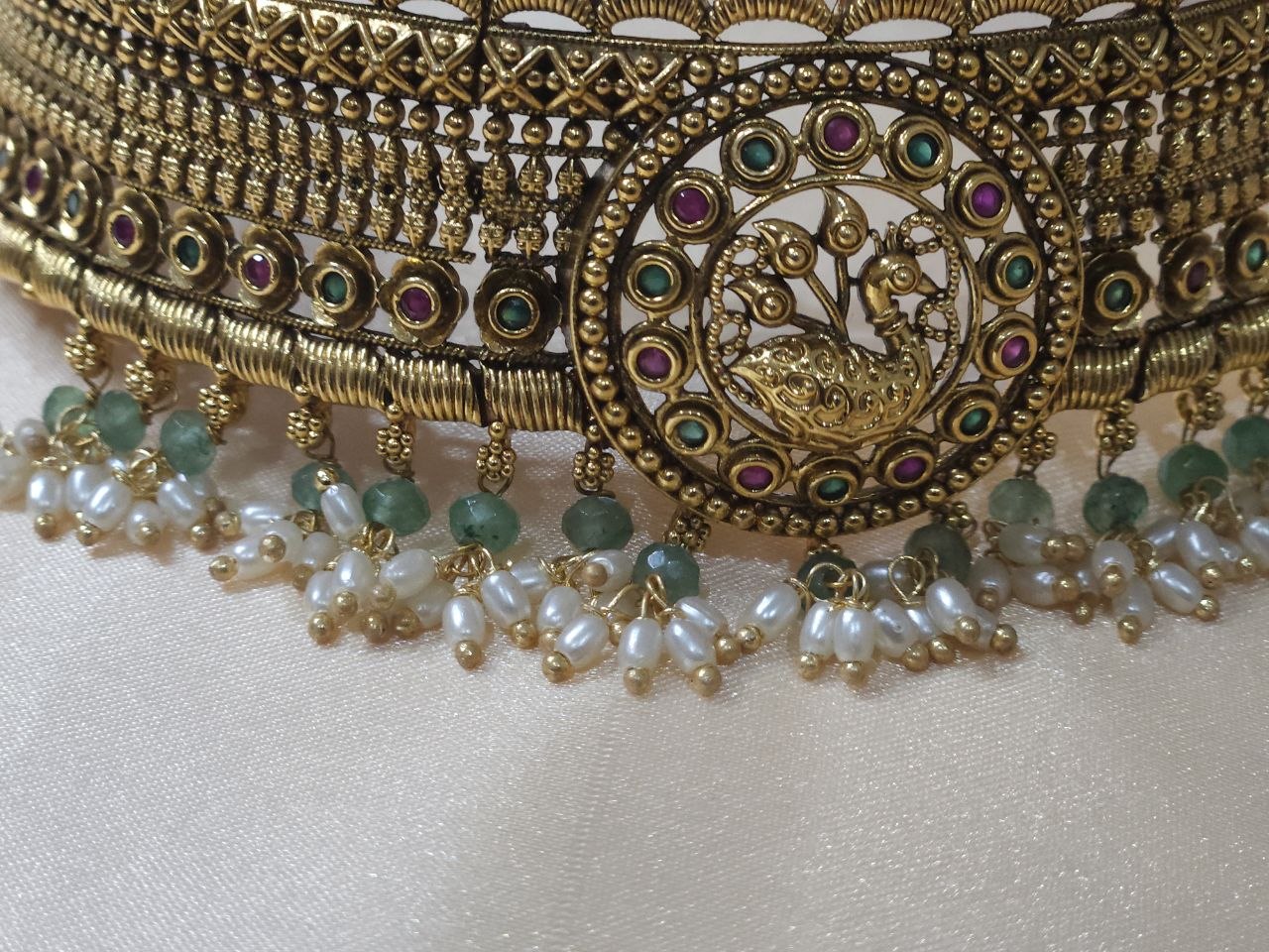 Nakshi Gold Lookalike Choker Necklace [Premium]
