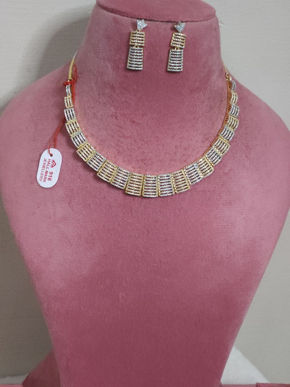 Tanishq Dual Polish Designer AD Necklace [Premium]