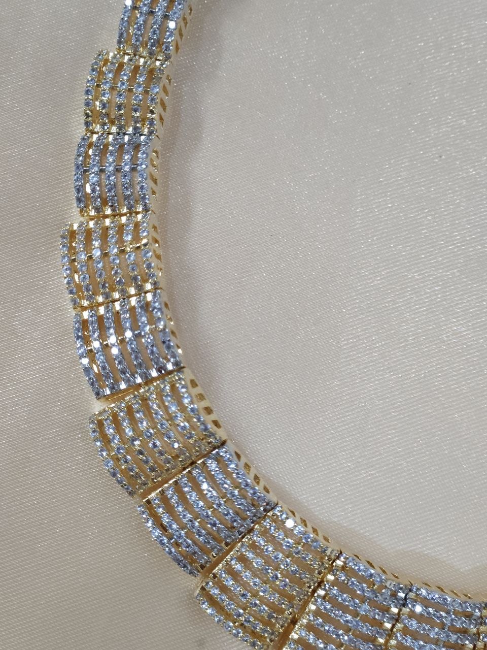Tanishq Dual Polish Designer AD Necklace [Premium]