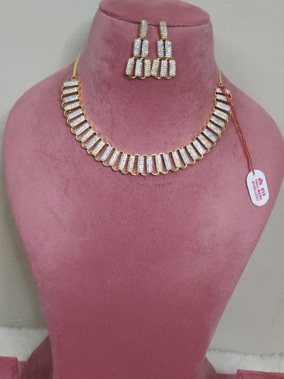 Tanishq Designer Nano-AD Settings Necklace [Premium]