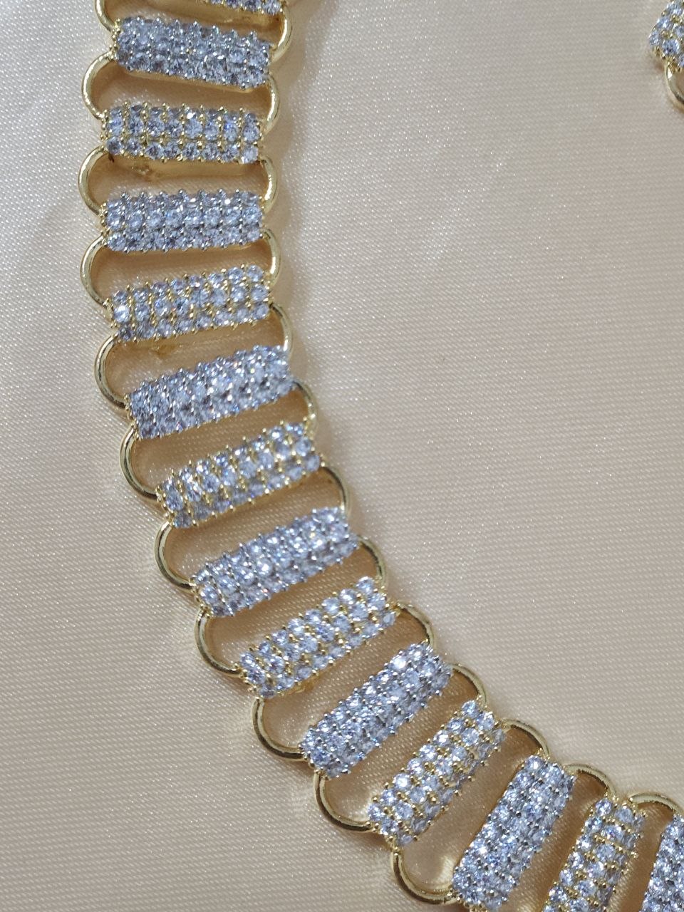 Tanishq Designer Nano-AD Settings Necklace [Premium]