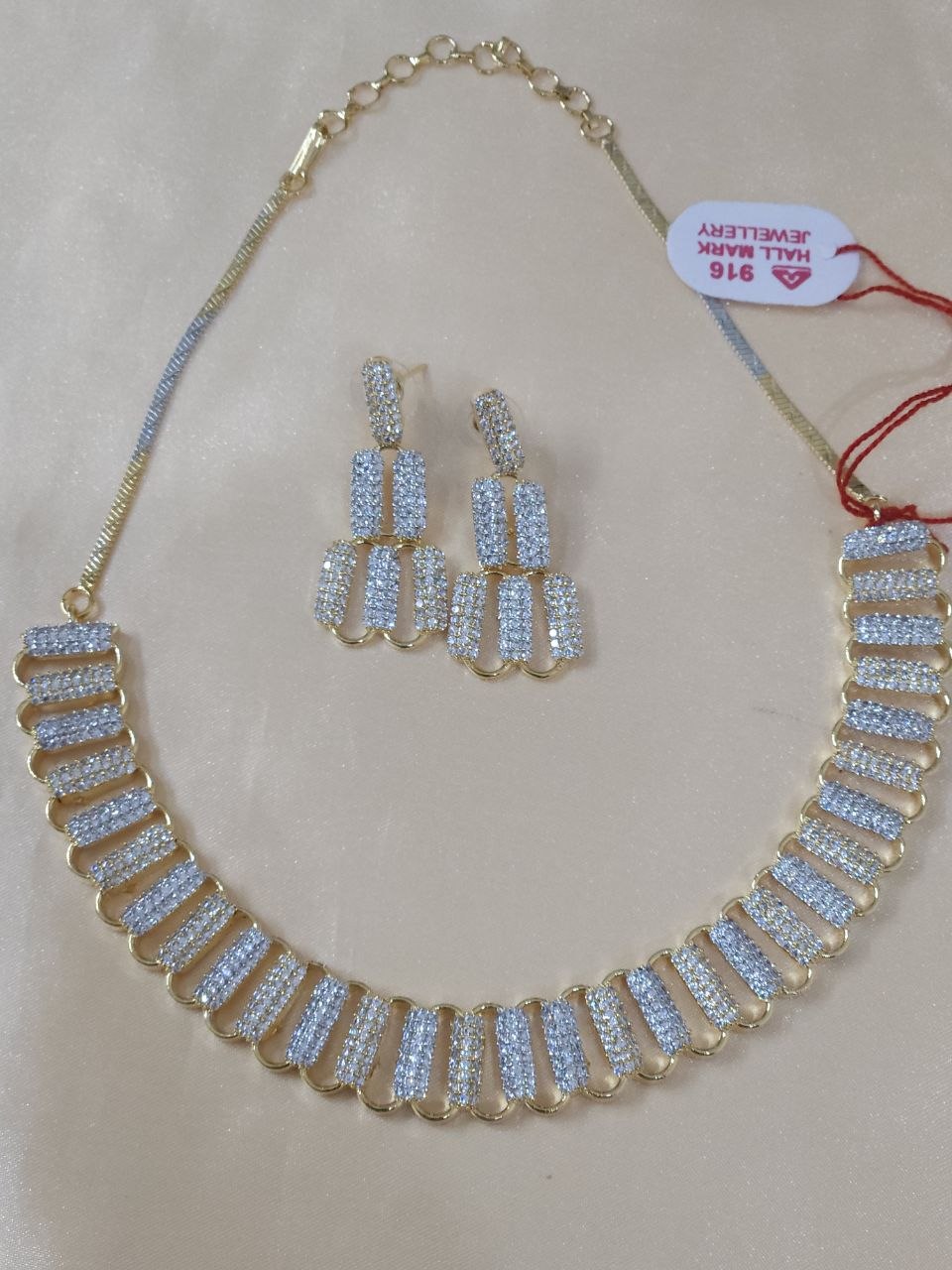 Tanishq Designer Nano-AD Settings Necklace [Premium]
