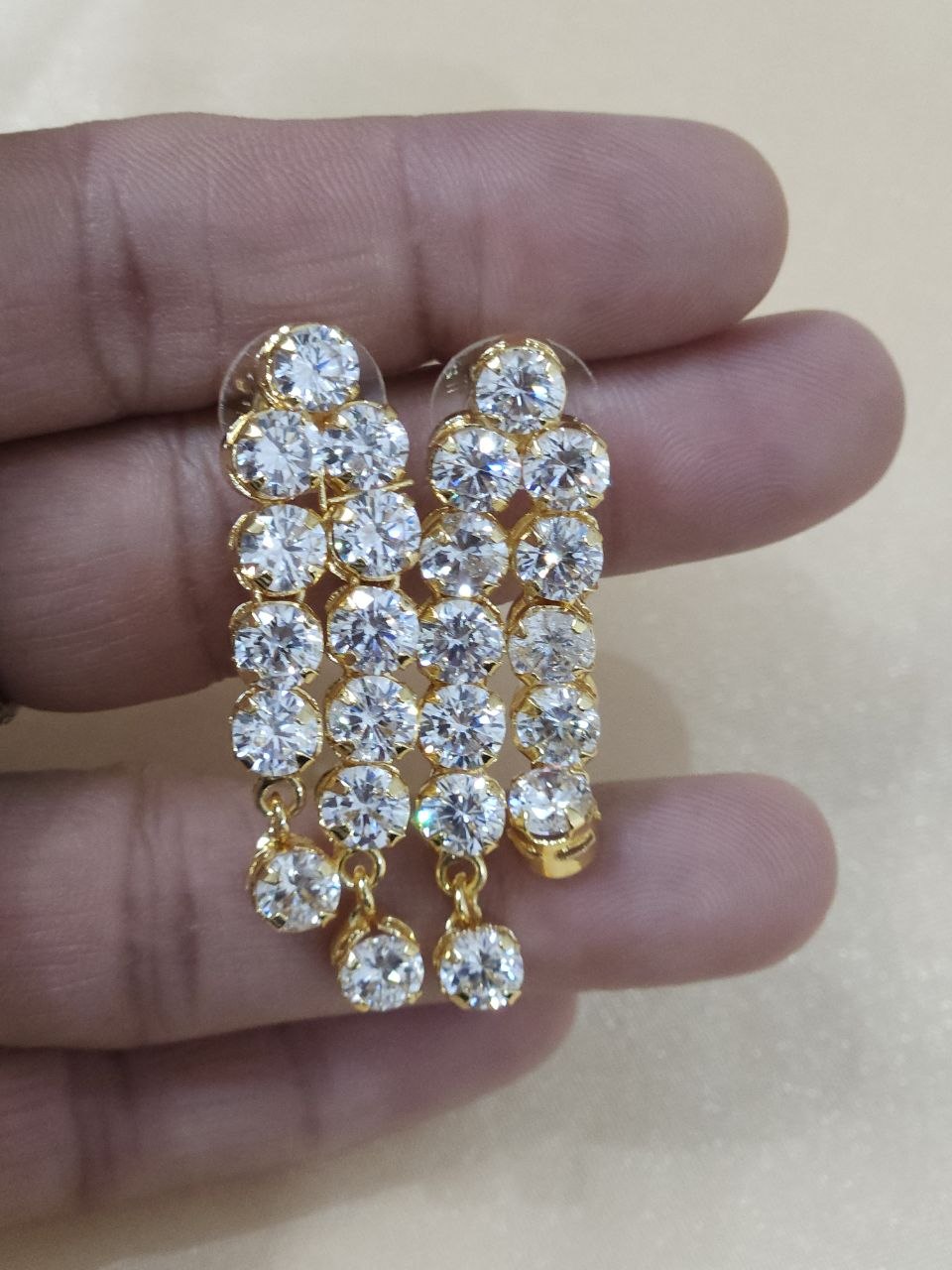 Tanishq 2-Layer Solitaire AD Necklace [Premium]