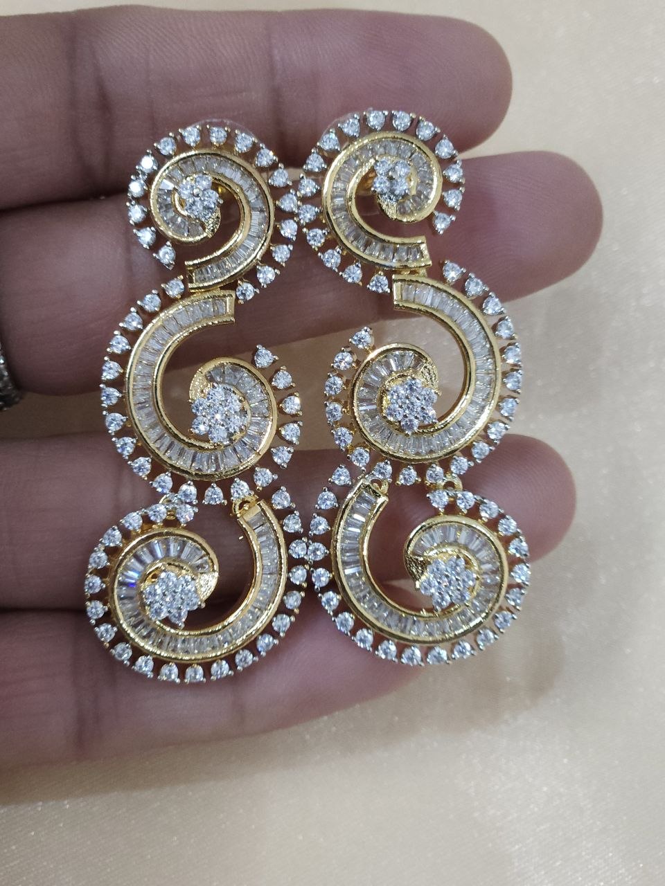 Tanishq Designer Gold AD Necklace [Premium]