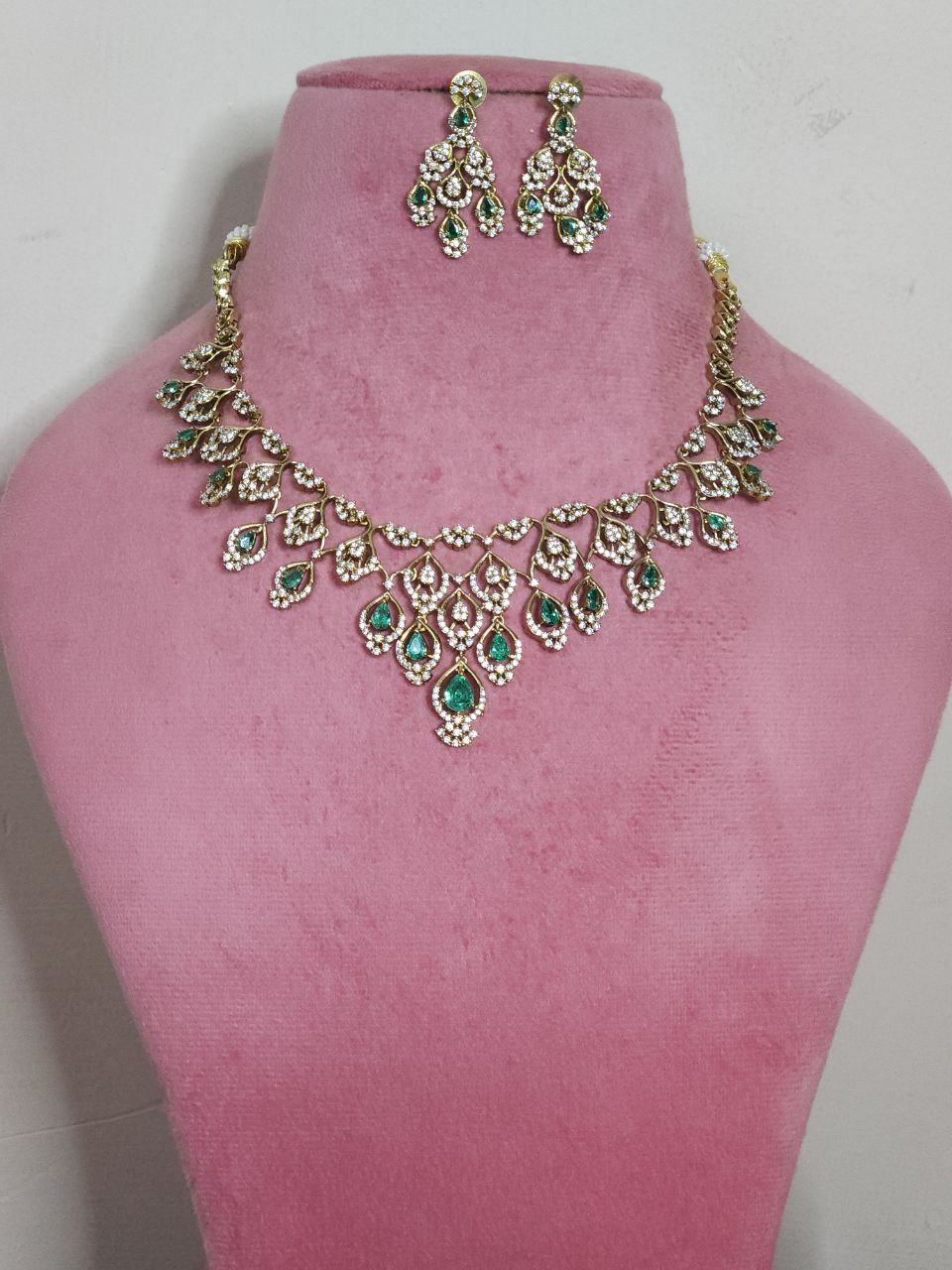 Tanishq Red Drops AD Necklace