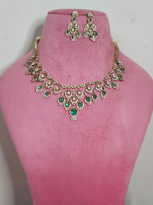 Tanishq Red Drops AD Necklace