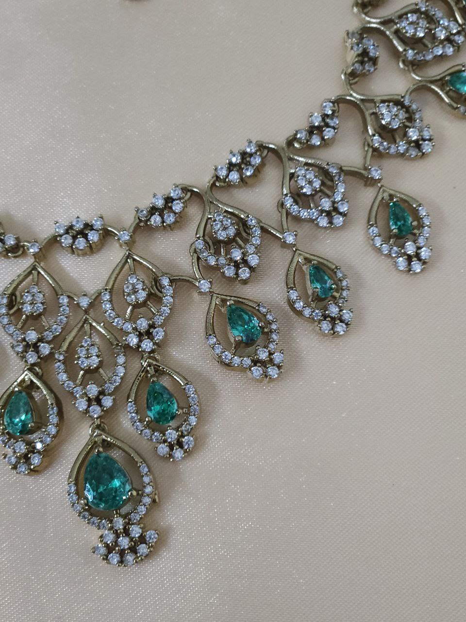 Tanishq Red Drops AD Necklace