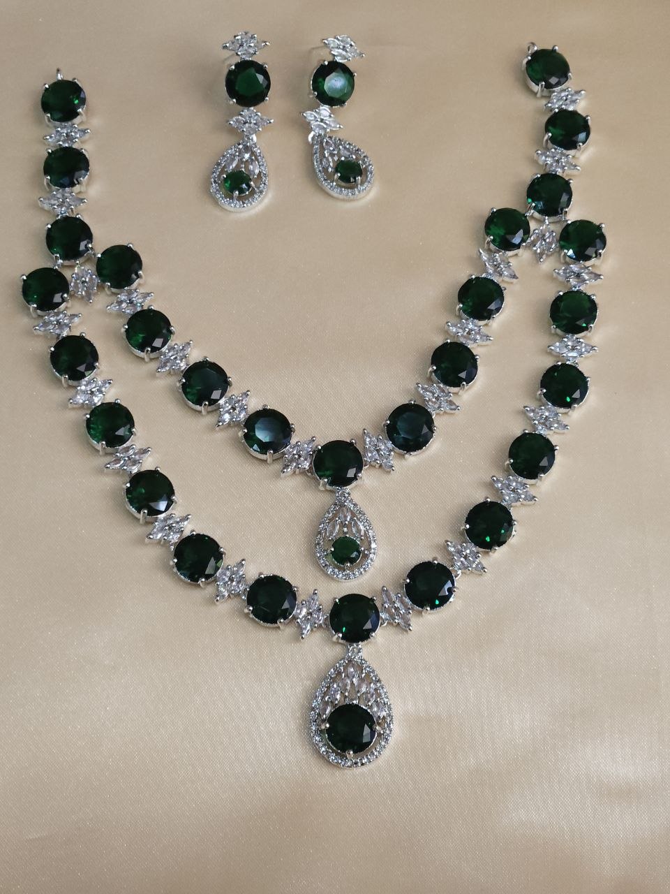 Premium 2-Layer Green AD Necklace