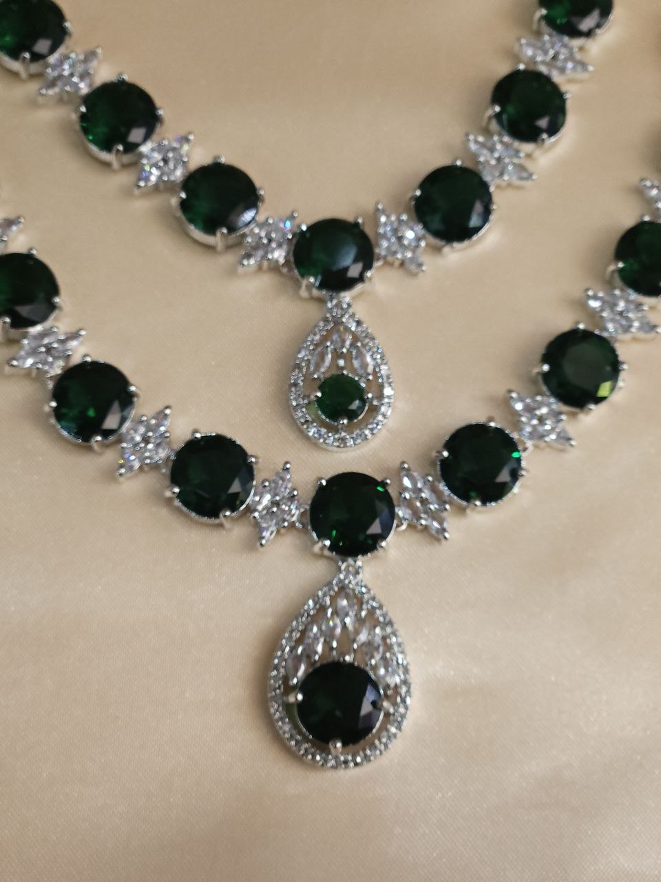Premium 2-Layer Green AD Necklace