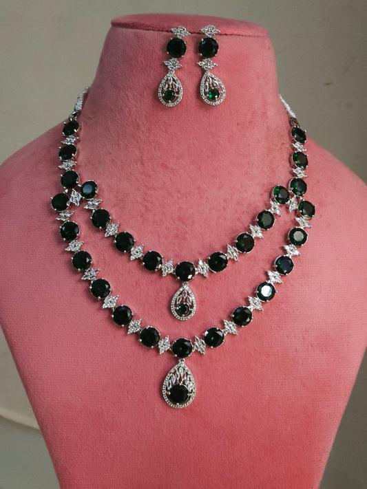 Premium 2-Layer Green AD Necklace