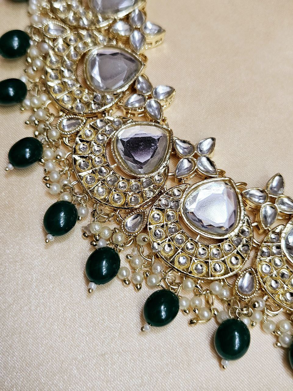 Green Kundan Necklace