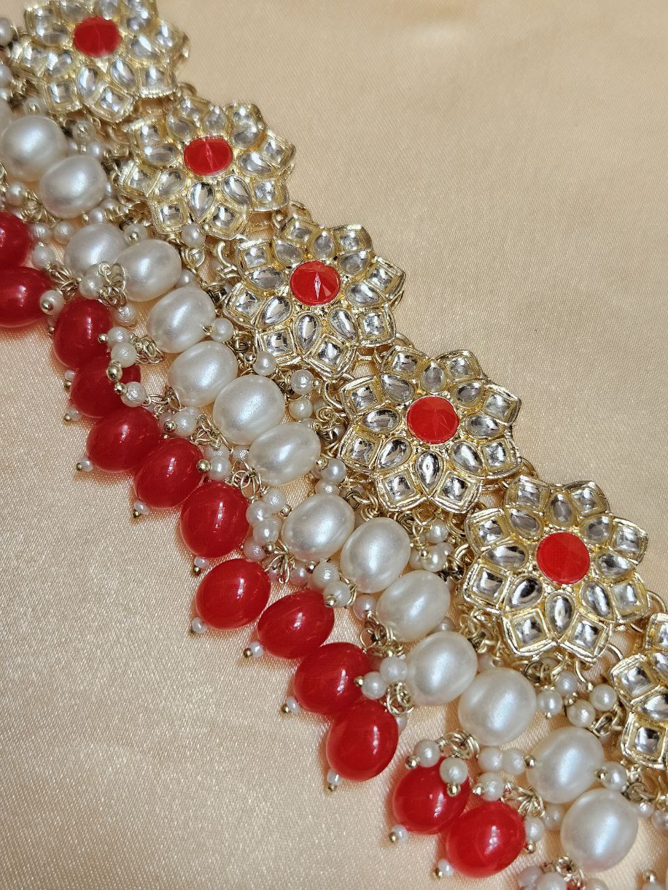 Red Kundan Necklace
